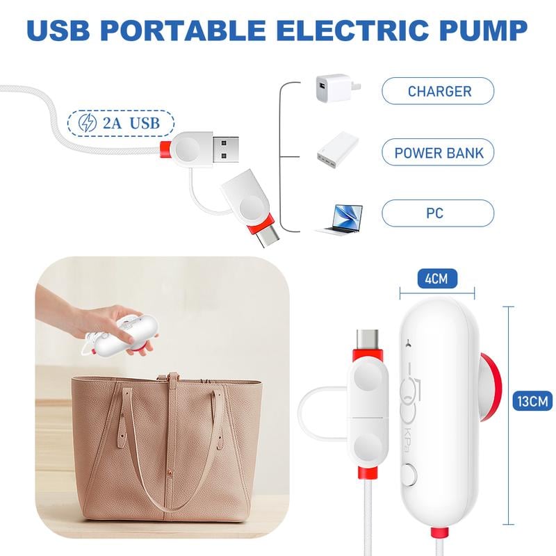 🤩BOMBA ELÉCTRICA USB | BOLSAS DE COMPRESIÓN AHORRA ESPACIO EN TUS VIAJES ✈️ 🧳✨