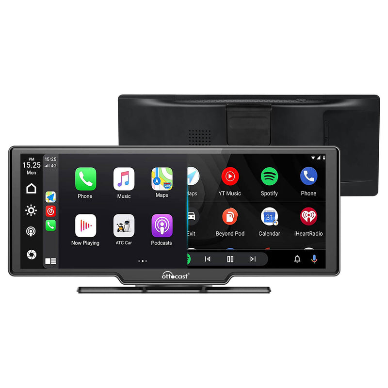 Producto casi agotado… ¡Compra ahora antes de que desaparezca! - Pantalla portátil para automóvil de 10" con Apple CarPlay y Android Auto