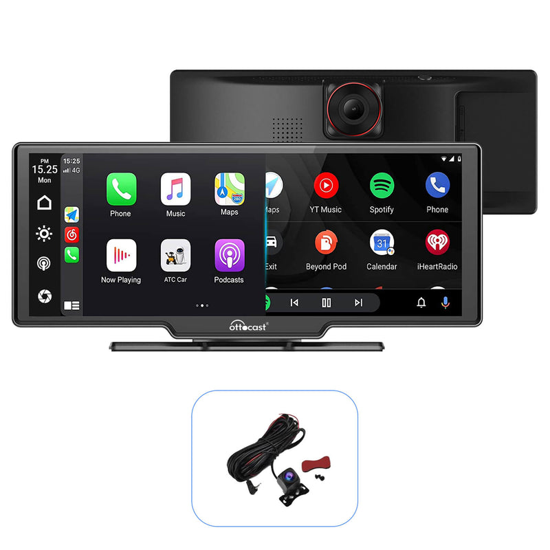 Producto casi agotado… ¡Compra ahora antes de que desaparezca! - Pantalla portátil para automóvil de 10" con Apple CarPlay y Android Auto