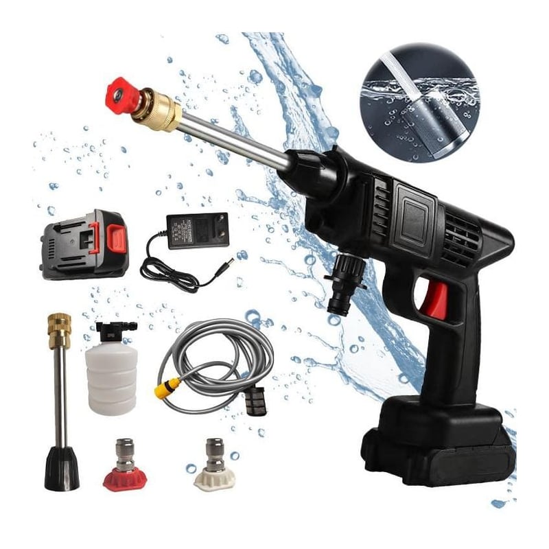 Hidrolavadora Inalámbrica Portátil Recargable 48v 2 Baterías