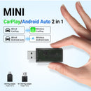 ⚡Upgrades⚡Mini Wireless CarPlay/Android Auto 2 in 1 Adapter