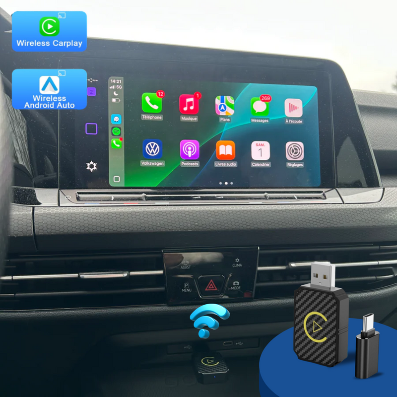 ¡EXCLUSIVO! USB CARPLAY SIN CABLES