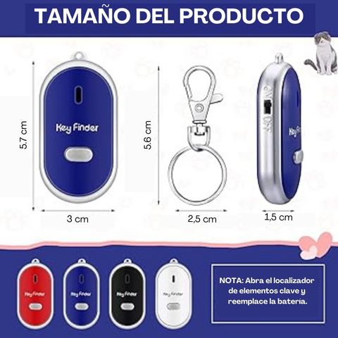 KeyFinder® - Llavero Localizador con Silbido