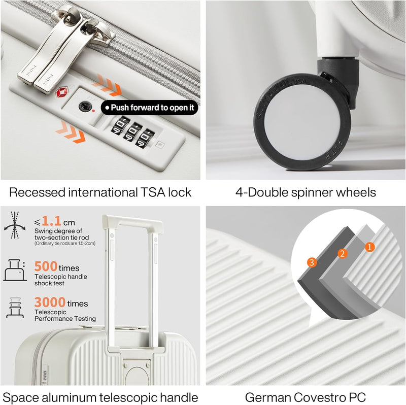 MIX MALETAS DE VIAJE CON SOPORTE CELULAR Y VASO