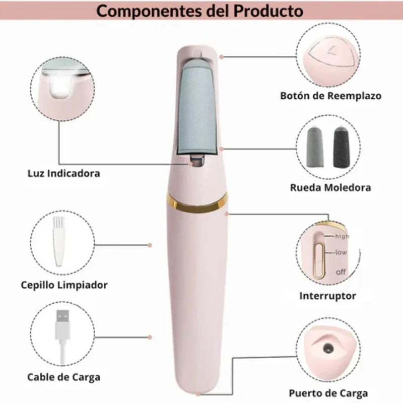 ÚLTIMAS UNIDADES, ¡NO PIERDAS LA TUYAS! Removedor de callos Recargable🦶😍