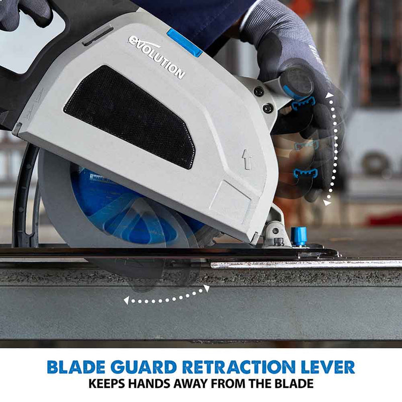 SIERRA CIRCULAR CON HOJA DE CORTE DE ACERO DULCE-