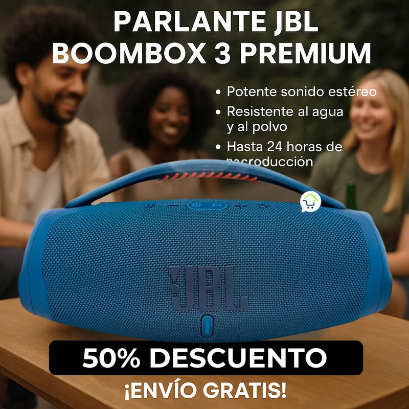 🚀 ¡DESCUENTO FINAL DE LIQUIDACIÓN 🚀 - PARLANTE JBL BOOMBOX 3 PREMIUM
