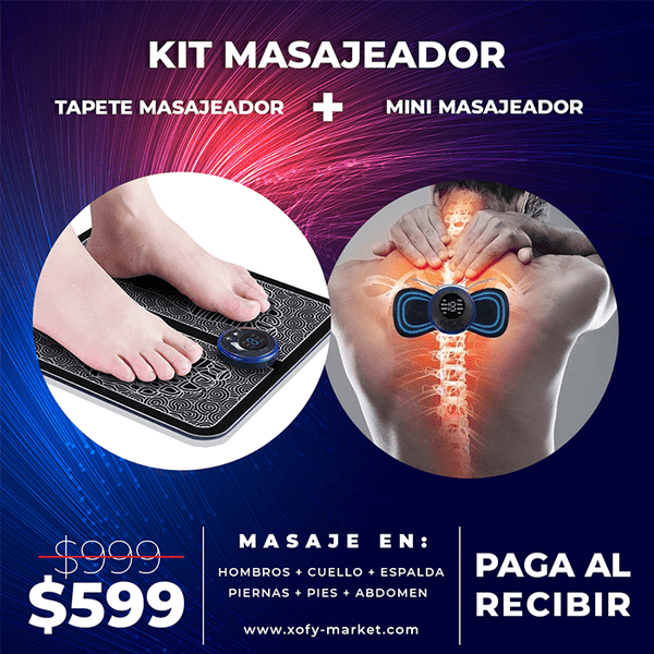 Kit Masajeador - Oferta FLASH: Solo por las próximas 3 horas